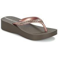 ipanema mesh plat ii womens flip flops sandals shoes in brown