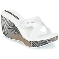 ipanema lipstick straps iii womens mules casual shoes in white