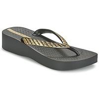 ipanema mesh plat womens flip flops sandals shoes in gold