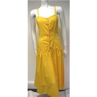 Ipso Facto Size 12 Sunshine Yellow Button-Up Dress Ispo Facto - Size: 10 - Yellow - Summer