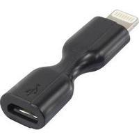 iPad/iPhone/iPod Charger lead/Data cable [1x Apple Dock lightning plug - 1x USB 2.0 port Micro B] 0 m Black Renkforce