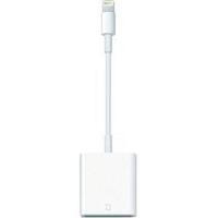 iPad Audio cable/AV cable [1x Apple Dock lightning plug - 1x SD Card slot] 0.10 m White Apple