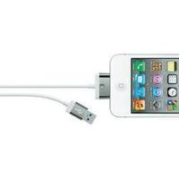 iPad/iPhone/iPod Data cable/Charger lead [1x USB 2.0 connector A - 1x Apple dock plug] 2 m White Belkin