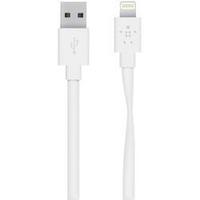 iPad/iPhone/iPod Data cable/Charger lead [1x USB 2.0 connector A - 1x Apple Dock lightning plug] 1.20 m White Belkin