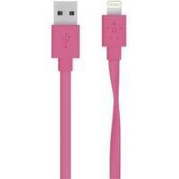 iPad/iPhone/iPod Data cable/Charger lead [1x USB 2.0 connector A - 1x Apple Dock lightning plug] 1.20 m Pink Belkin
