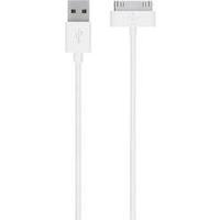 iPad/iPhone/iPod Data cable/Charger lead [1x USB 2.0 connector A - 1x Apple dock plug] 1.20 m White Belkin