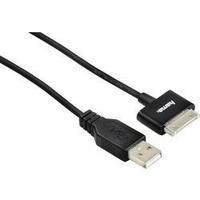 iPad/iPhone/iPod Data cable/Charger lead [1x USB 2.0 connector A - 1x Apple dock plug] 1.50 m Black Hama