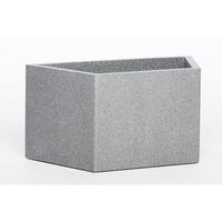 iqbana trapezium planter in grey 75 x 35 x 38cm