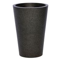 iqbana vasaluce planter in black 48 x 335 x 695cm