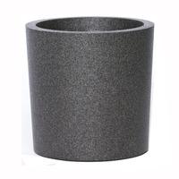 iqbana round planter in black 32 x 32cm