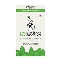 iq chocolate org plush peppermint choc 35g pack of 6