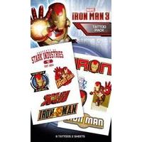 Iron Man Temporary Tattoos