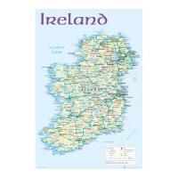 ireland map 2012 maxi poster 61 x 915cm