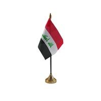 Iraq Satin Table Flag