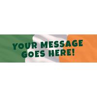 Irish Flag Personalised Banner