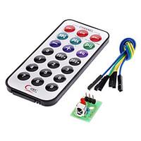 IR Receiver Module Wireless Remote Control Kit for (For Arduino) (1 x CR2025)