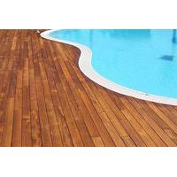 Iroko Hardwood Decking Boards Using Hidden Fixing 21mm By 95mm By 1750-3100mm