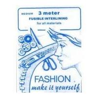 Iron-On Fusible Interlining 3m White