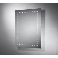 iris led illuminated battery mirror