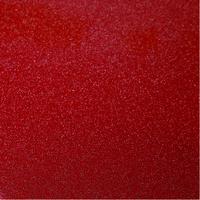 Iron-On Glitter Sheets 250 x 250mm - Red