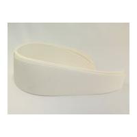 Iron-On Buckram Tieback Shapes White