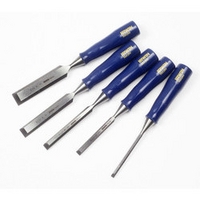 irwin irwin marples m444 5 piece blue chip chisel set