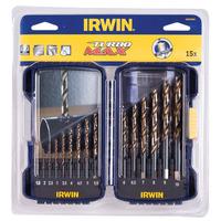 Irwin 10502233 Turbomax HSS Drill Bit Set 1.0-10.0mm 19 Pieces
