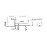 ir emitter 940 nm 30 5 mm radial lead kingbright l 53f3bt