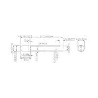 IR emitter 880 nm 50 ° 3 mm Radial lead Kingbright L-934SF4BT