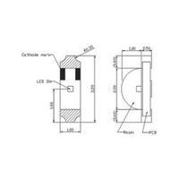 IR emitter 940 nm 140 ° 1204 SMD Harvatek HT-110IRAJ