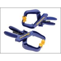 IRWIN Quick-Grip Handy Clamps 4in Twin Pack