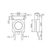 ir emitter 850 nm 110 non standard smd harvatek ht p178irpq