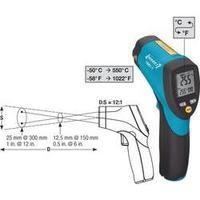IR thermometer Hazet Display (thermometer) 12:1 -50 up to +550 °C