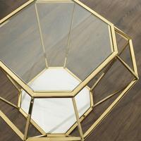 iris lamp table gold