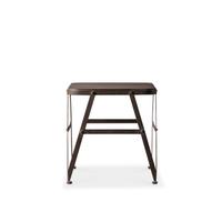 irvine side table in stone steel