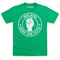 Ireland Keep The Faith T Shirt