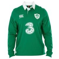 Ireland Home Classic Long Sleeve Rugby Shirt 2014/15 Green