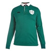 Ireland Rugby 1874 Long Sleeve Plain Rugby Jersey Green