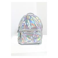 Iridescent Silver Mermaid Backpack