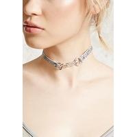 Iridescent Sequin Choker