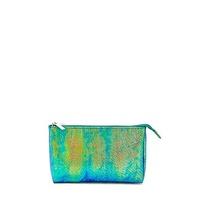 iridescent makeup bag