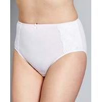 Iris FullFit Cotton Comfort White Briefs