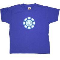 Ironman Kid\'s T Shirt - Tony Stark Power Coil Chest