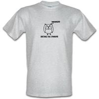 Irritable Owl Syndrome male t-shirt.