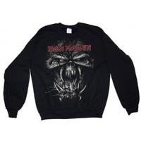 Iron Maiden FF Eddie Vtg Men\'s Blk Sweatshirt: Medium