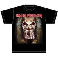 Iron Maiden Eddie Candle Finger Mens T Shirt: Medium
