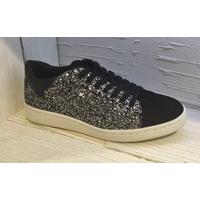 Irina glitter lace up trainers