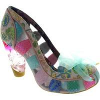 irregular choice well heeled womens court shoes in pink