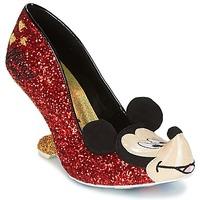 irregular choice oh boy womens court shoes in red