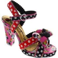 irregular choice disney dotty minnie womens sandals in multicolour